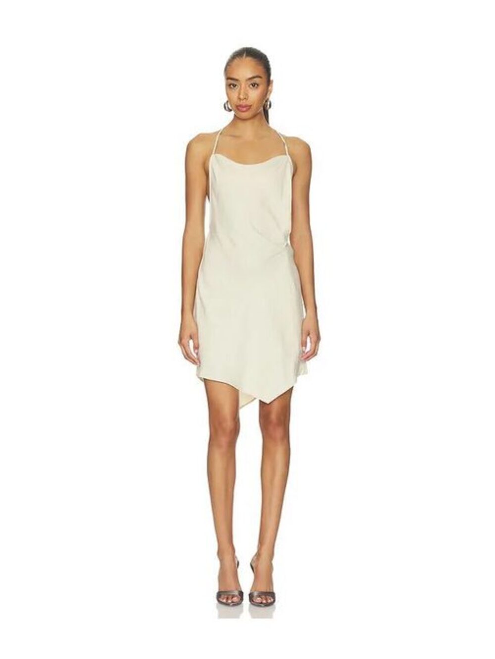 Helmut Lang Ivory Knot Slip Dress NWT